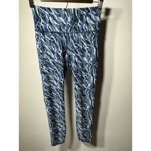 UNDER ARMOUR Women's Small No-Slip Waistband Printed Ankle Leggings Compression